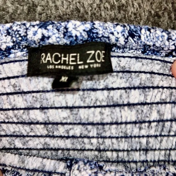 Floral Blue and White Maxi Skirt - Picture 2 of 4